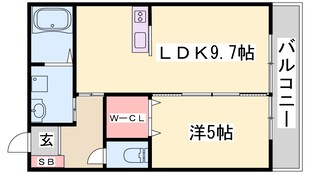 余部駅 徒歩35分 2階の物件間取画像